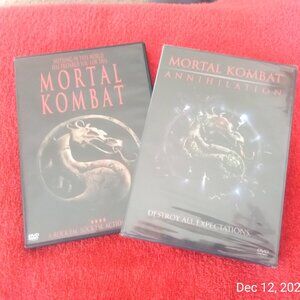 MORTAL KOMBAT & MORTAL KOMBAT ANNIHILATION DVD'S